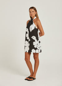 Thumbnail for PIPPA RIDLEY CATALINA RIYAH DRESS BLOOM CHARCOAL