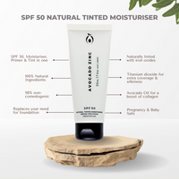 Thumbnail for AVOCADO ZINC  SPF 50 NATURAL TINTED MOISTURISER