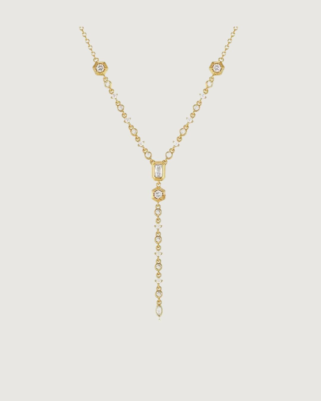 CELESTIAL DROP NECKLACE GOLD