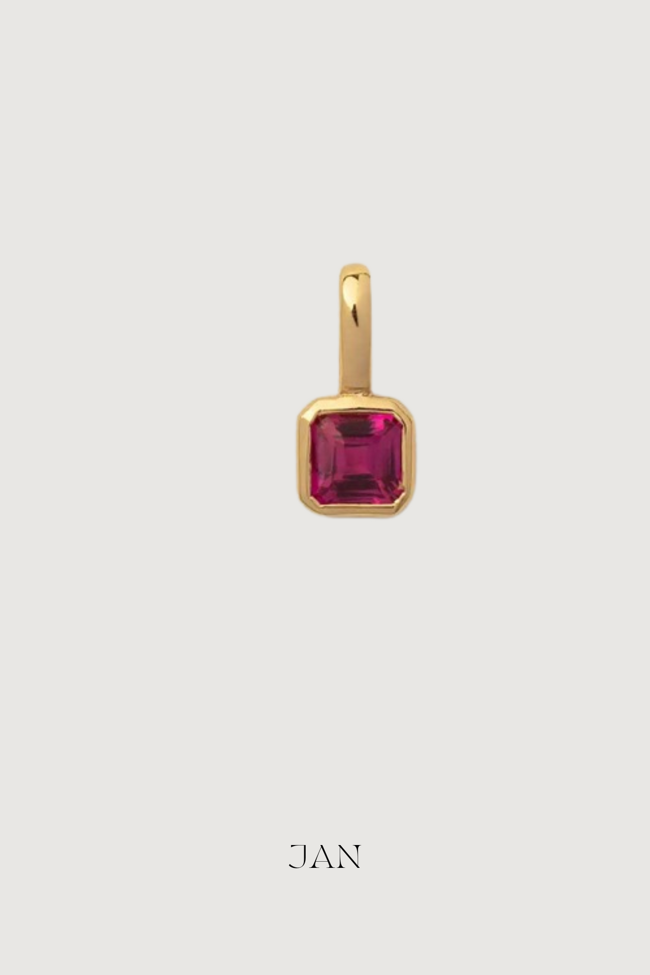 GOLD CHARM BIRTHSTONE MULTI