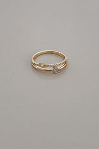 Thumbnail for TWO HEARTS RING GOLD