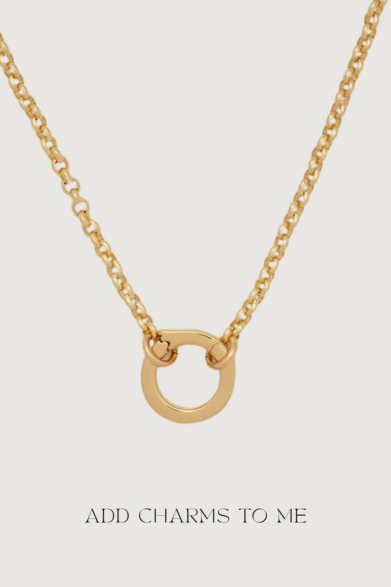 GOLD CHAIN CHARM NECKLACE