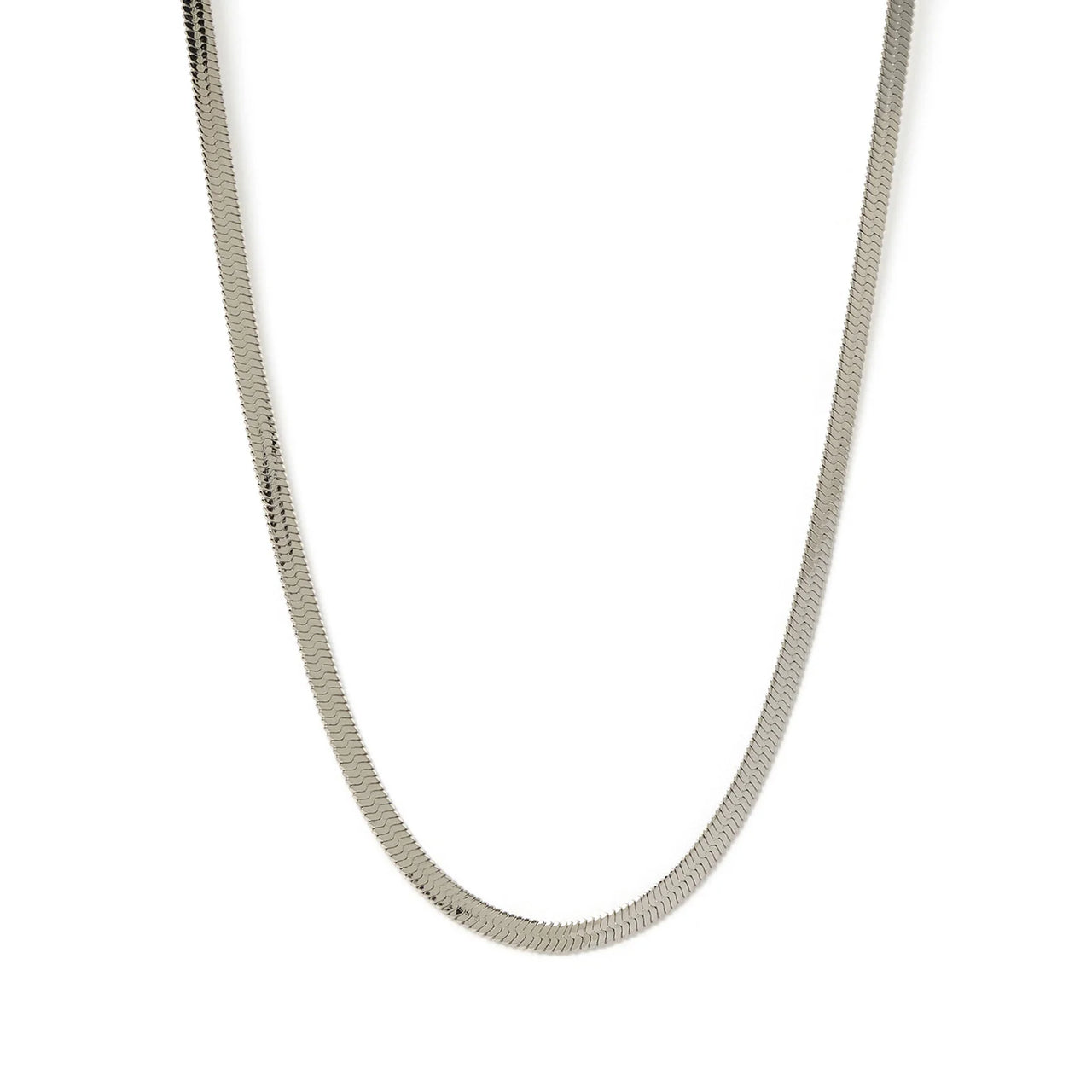 SNAKE CHAIN NECKLACE  SILVER