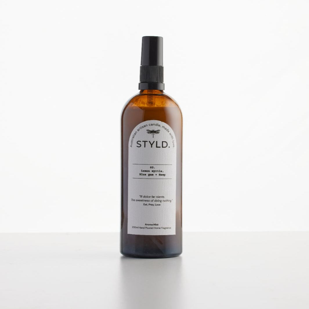 NO.03 Lemon Myrtle, Blue Gum + Hemp Mist - STUDIO JO STORE  