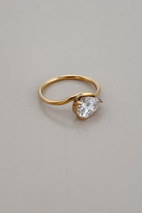 Thumbnail for TEARDROP DIAMOND RING GOLD