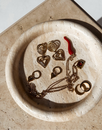 Thumbnail for RUBY RED HEART NECKLACE GOLD - STUDIO JO STORE  