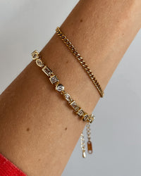 Thumbnail for MINIMALIST CUBAN CHAIN BRACELET MINI 18K GOLD PVD - STUDIO JO STORE  