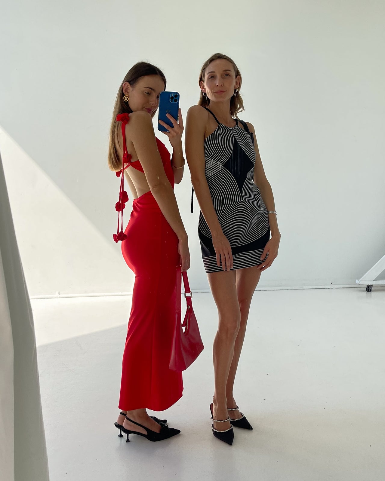 ROSES ARE RED MIDI SLIP DRESS - STUDIO JO STORE  