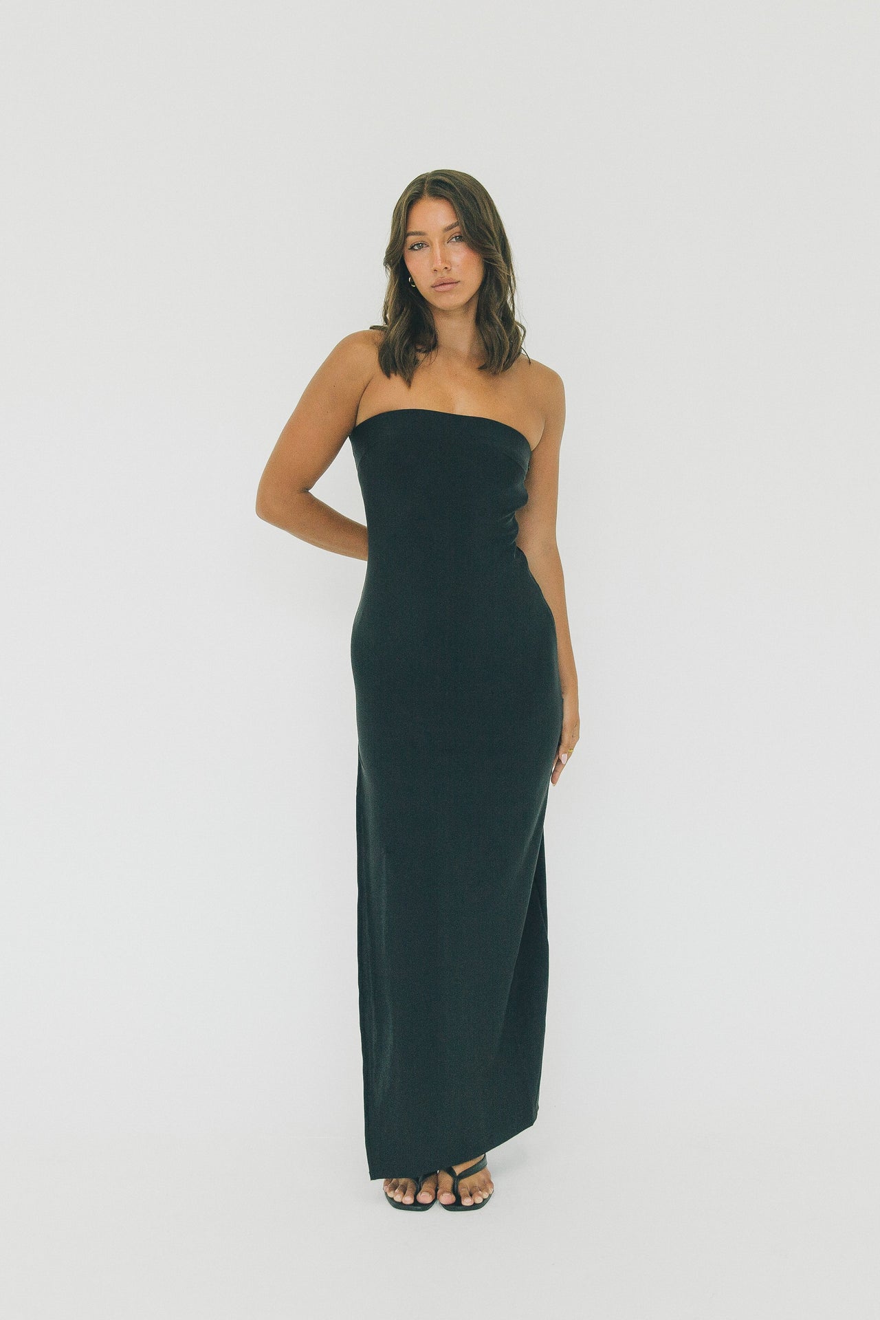 AMAIA THE LABEL - SHANAE DRESS BLACK - STUDIO JO STORE  