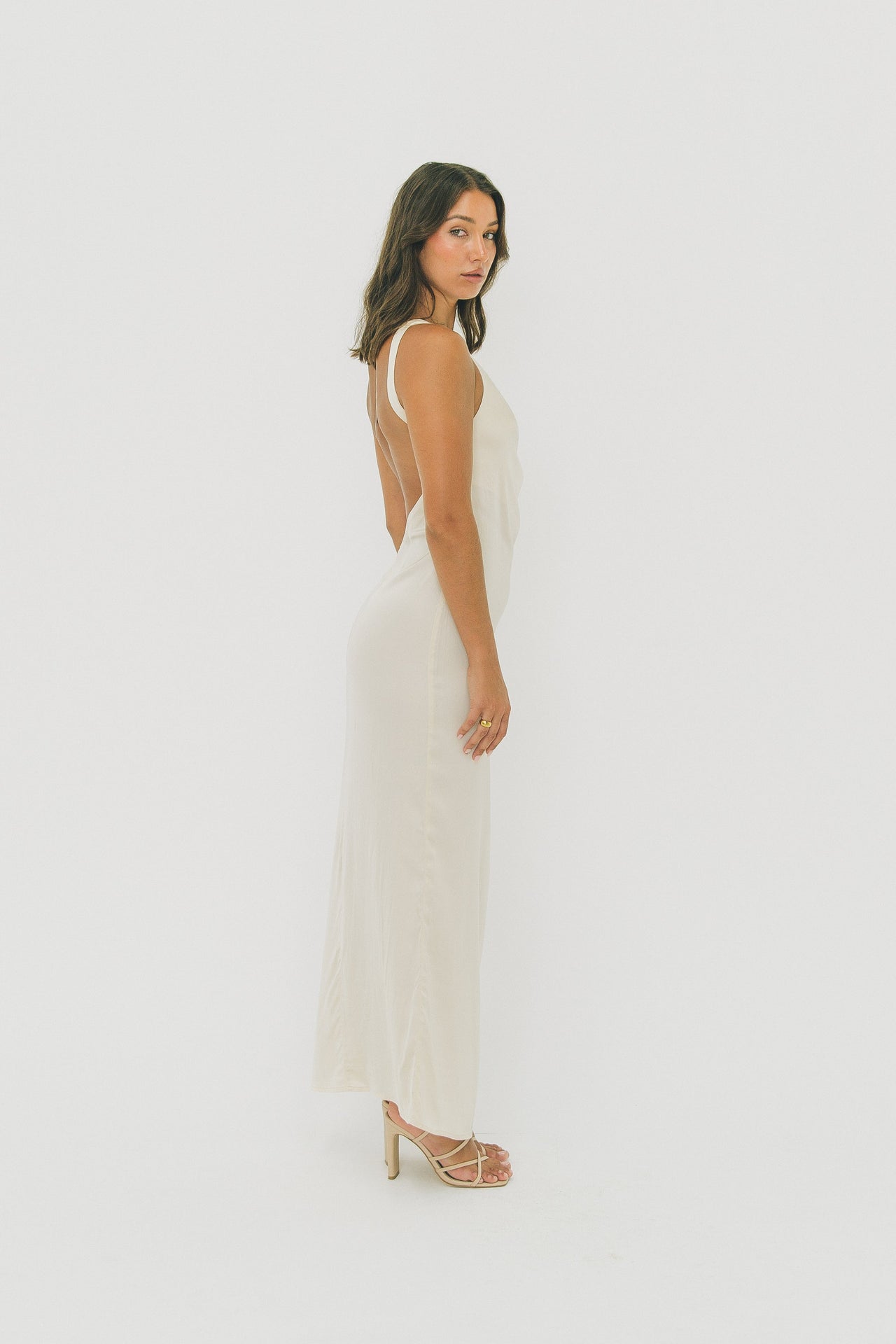 Amaia The Label Imani Dress Champagne