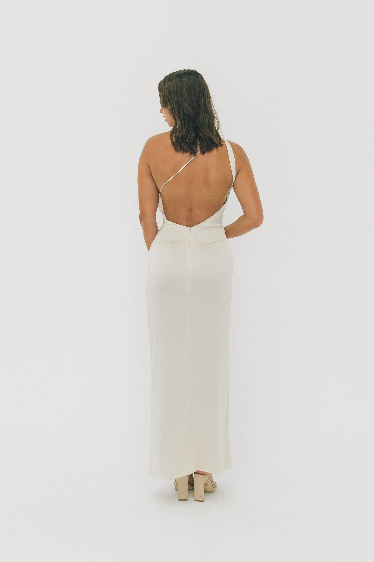 AMAIA THE LABEL - IMANI DRESS CHAMPAGNE - STUDIO JO STORE  