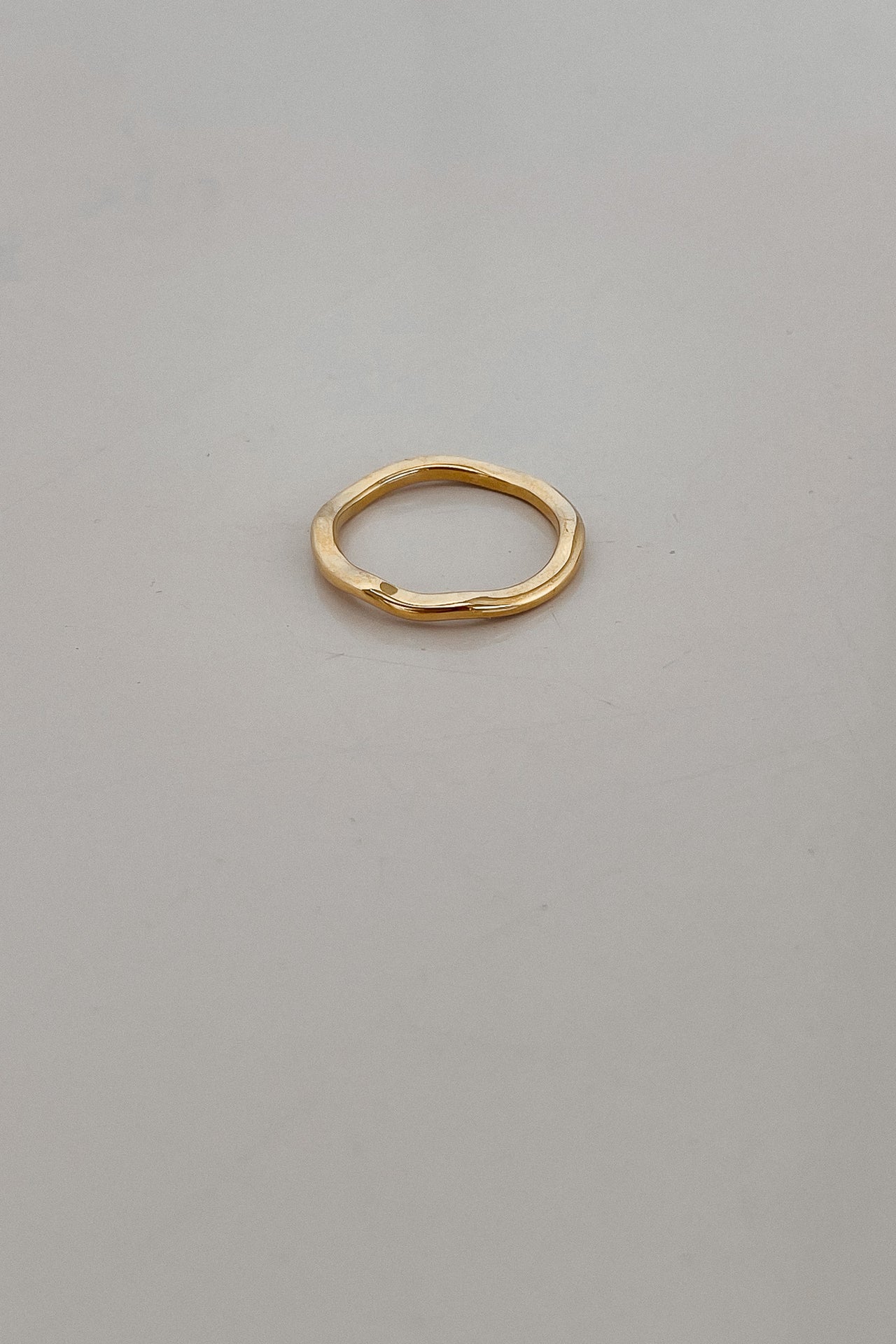 MARLO ORGANIC STACKING RING GOLD