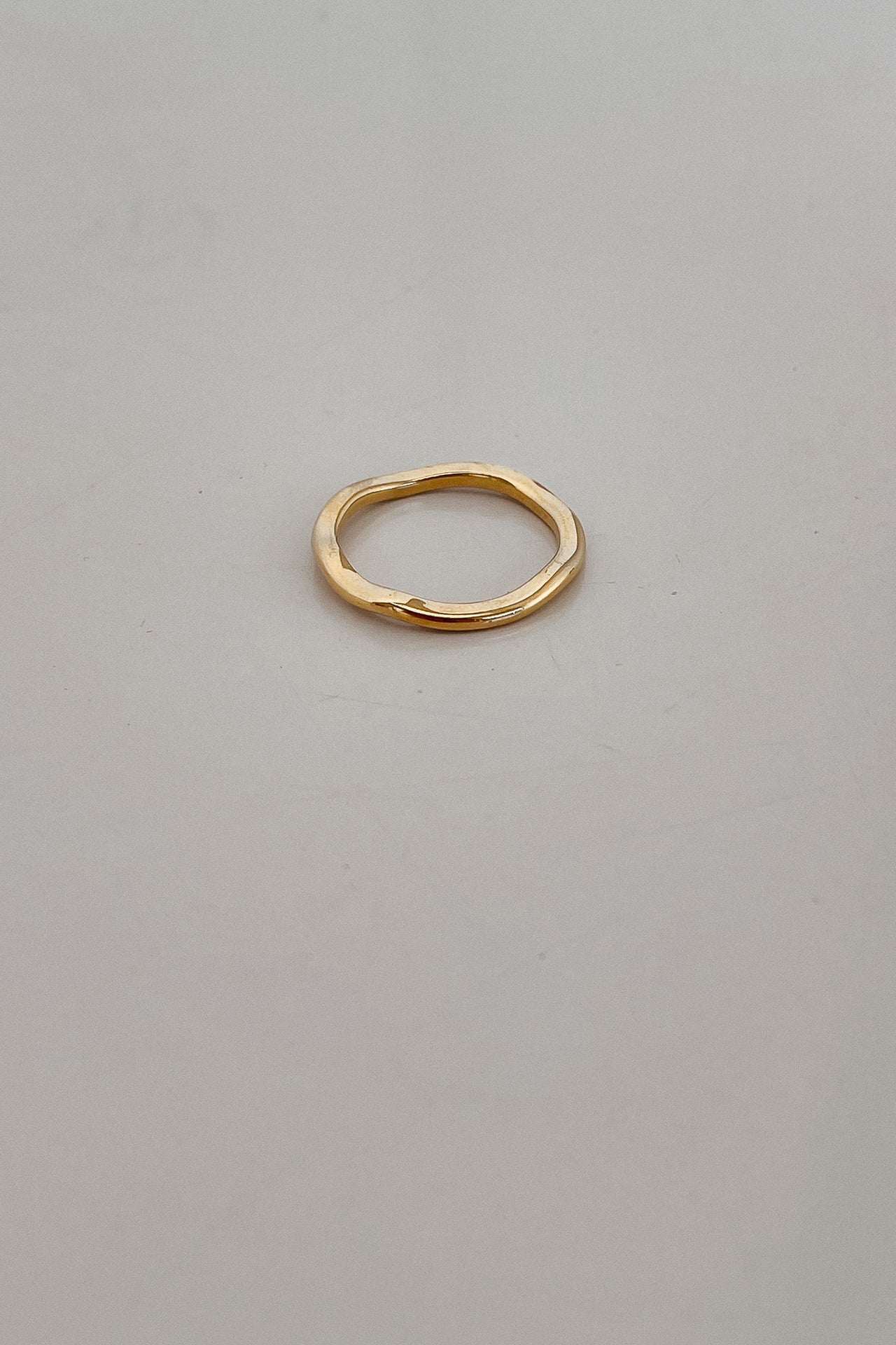 MARLO ORGANIC STACKING RING GOLD