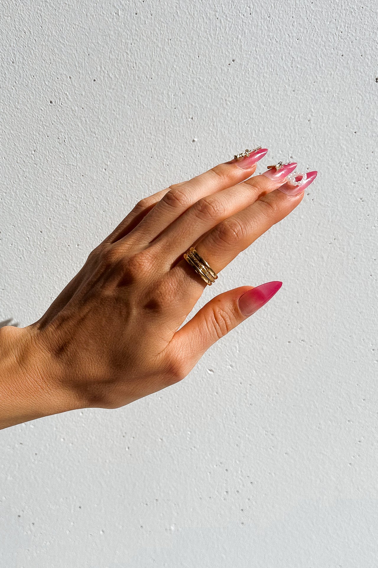 THREE SISTERS STACKING RING SET OF 3 - GOLD