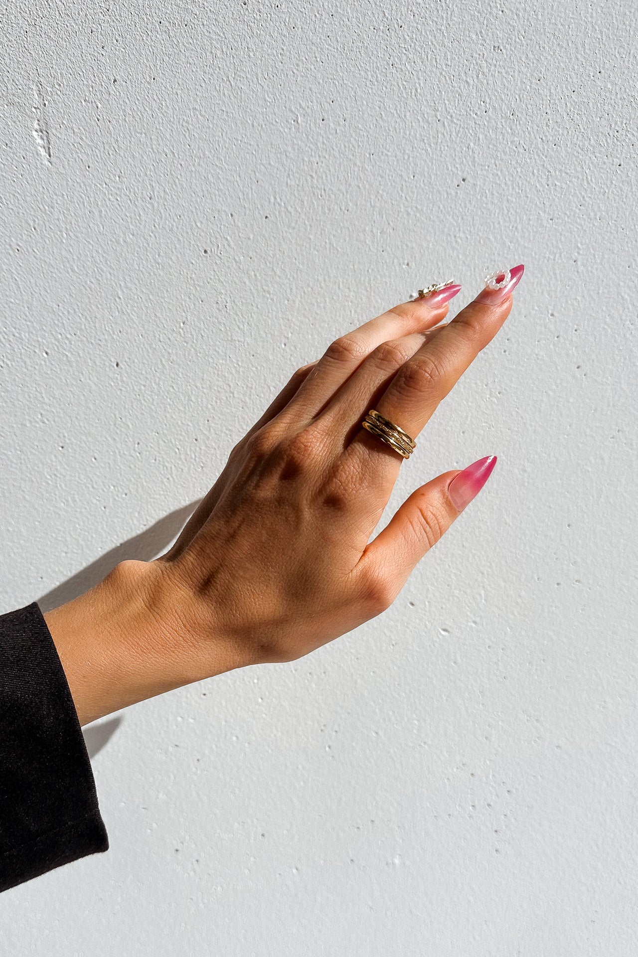 THREE SISTERS STACKING RING SET OF 3 - GOLD