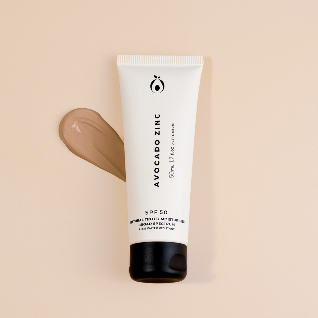 AVOCADO ZINC - SPF 50 NATURAL TINTED MOISTURISER - STUDIO JO STORE  