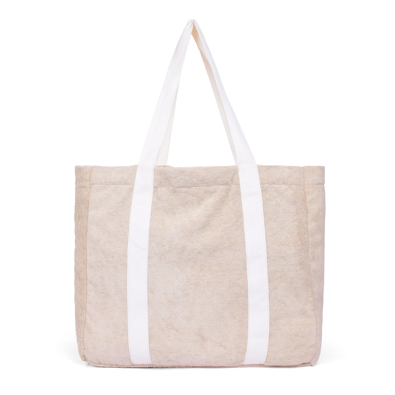 AVOCADO ZINC - TERRY TOWELLING TOTE SAND - STUDIO JO STORE  