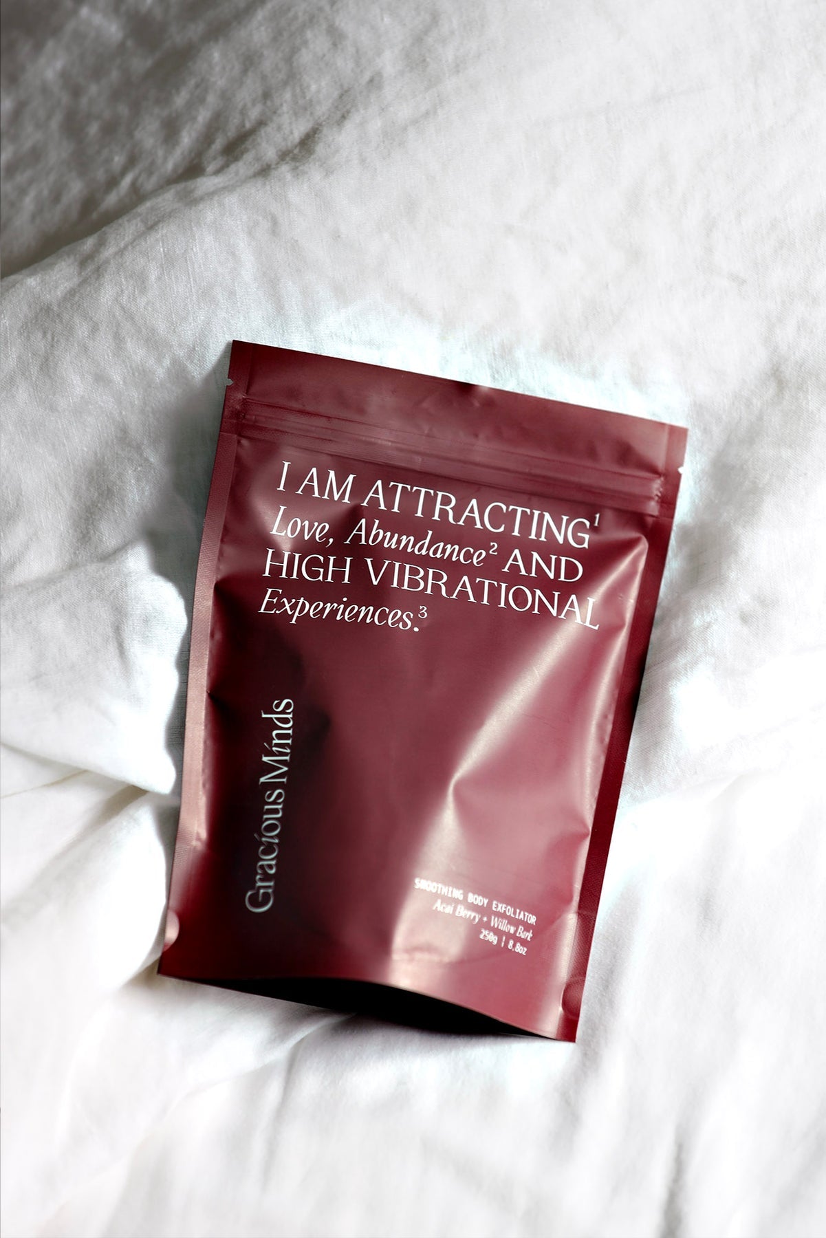 GRACIOUS MINDS - MANIFESTATION SMOOTHING BODY EXFOLIATOR 250G - STUDIO JO STORE  