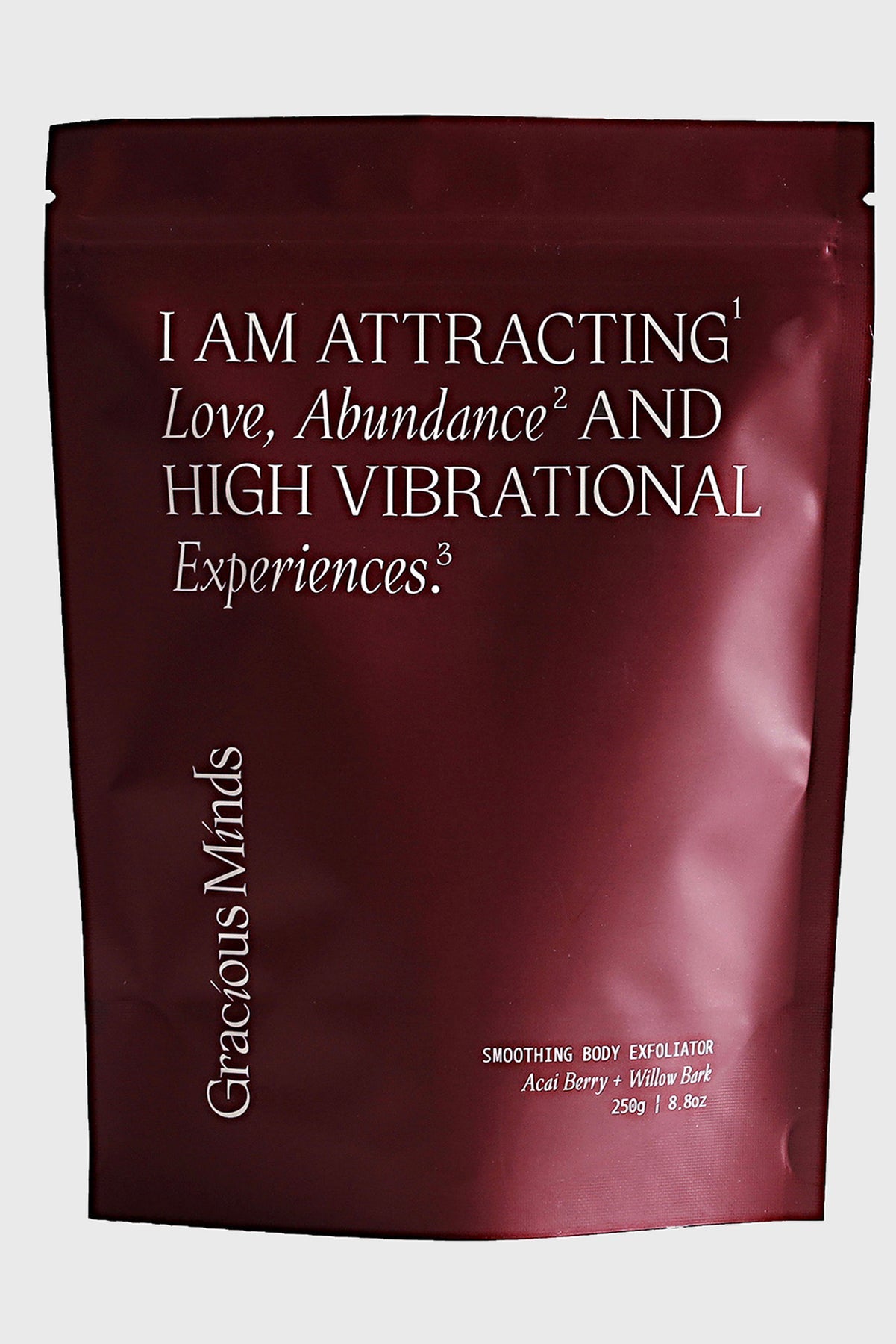 GRACIOUS MINDS - MANIFESTATION SMOOTHING BODY EXFOLIATOR 250G - STUDIO JO STORE  