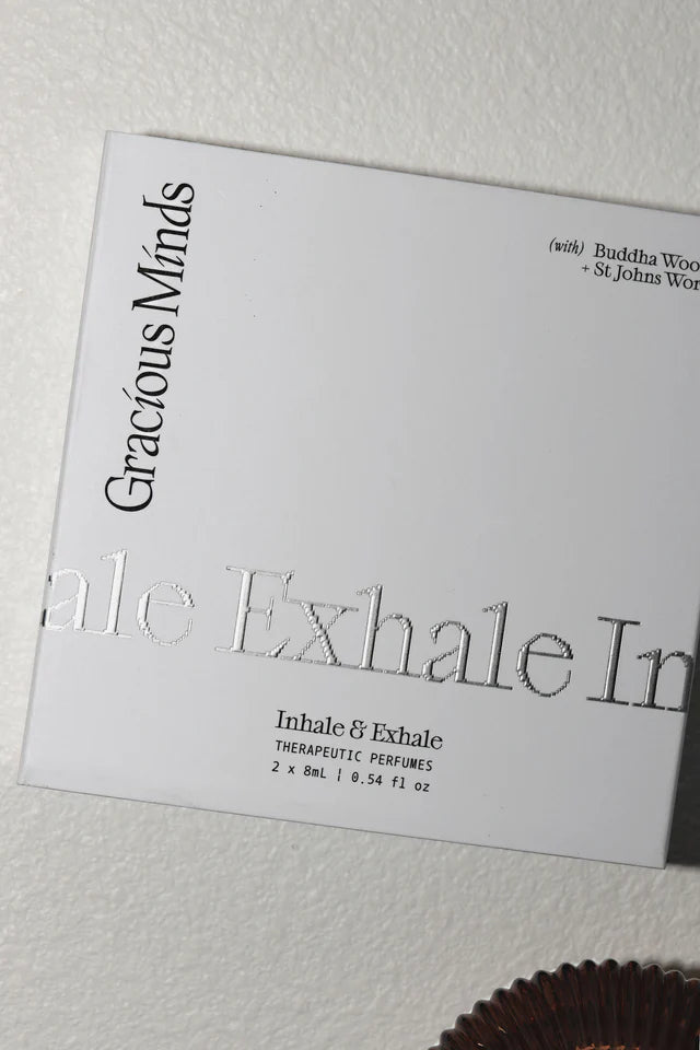 GRACIOUS MINDS - INHALE EXHALE THERAPEUTIC PERFUME SET - STUDIO JO STORE  