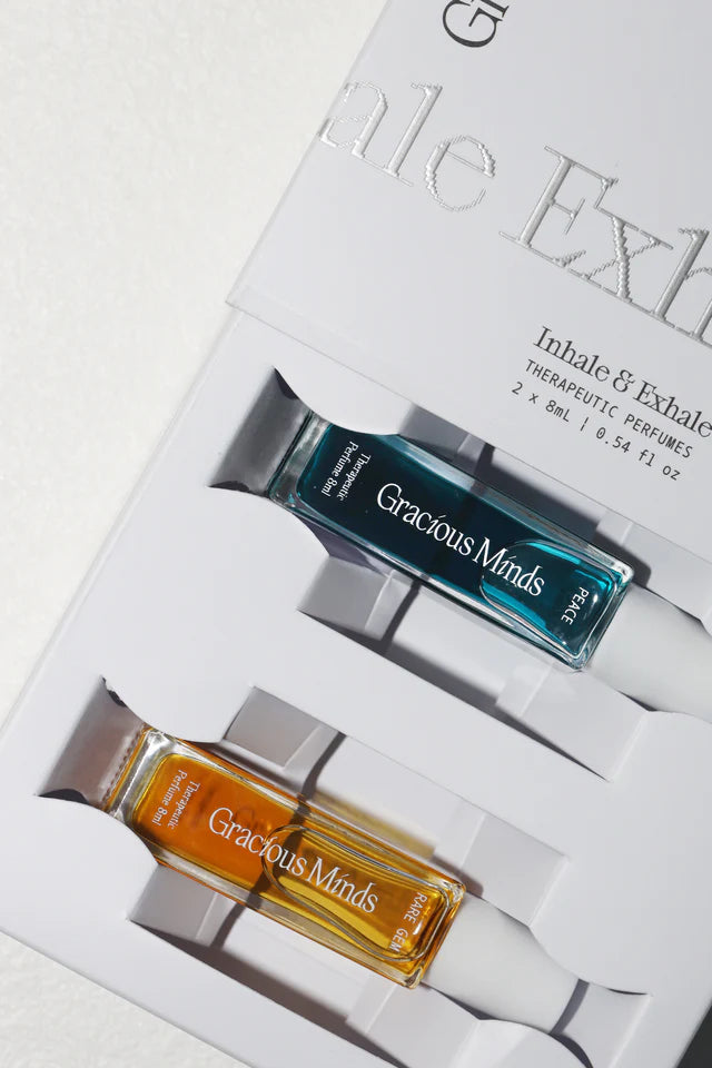 GRACIOUS MINDS - INHALE EXHALE THERAPEUTIC PERFUME SET - STUDIO JO STORE  