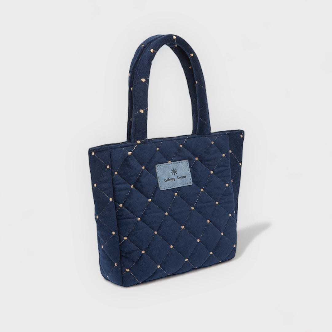 Güneş Swim Purse Indigo Navy Blue